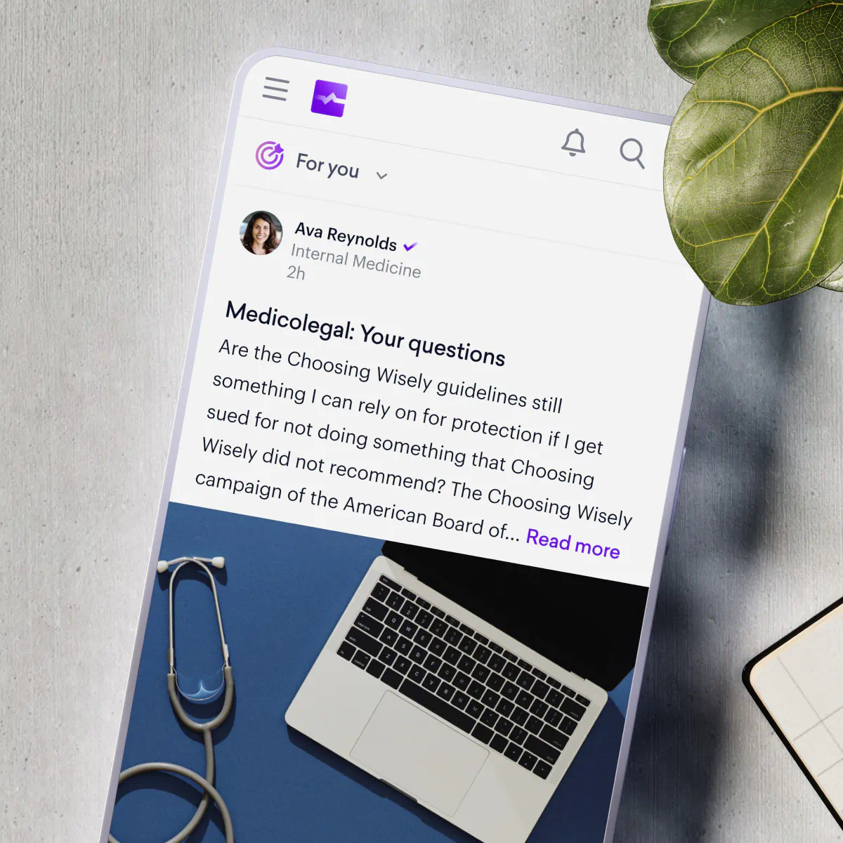 A post published on Sermo by a Sermo Creator